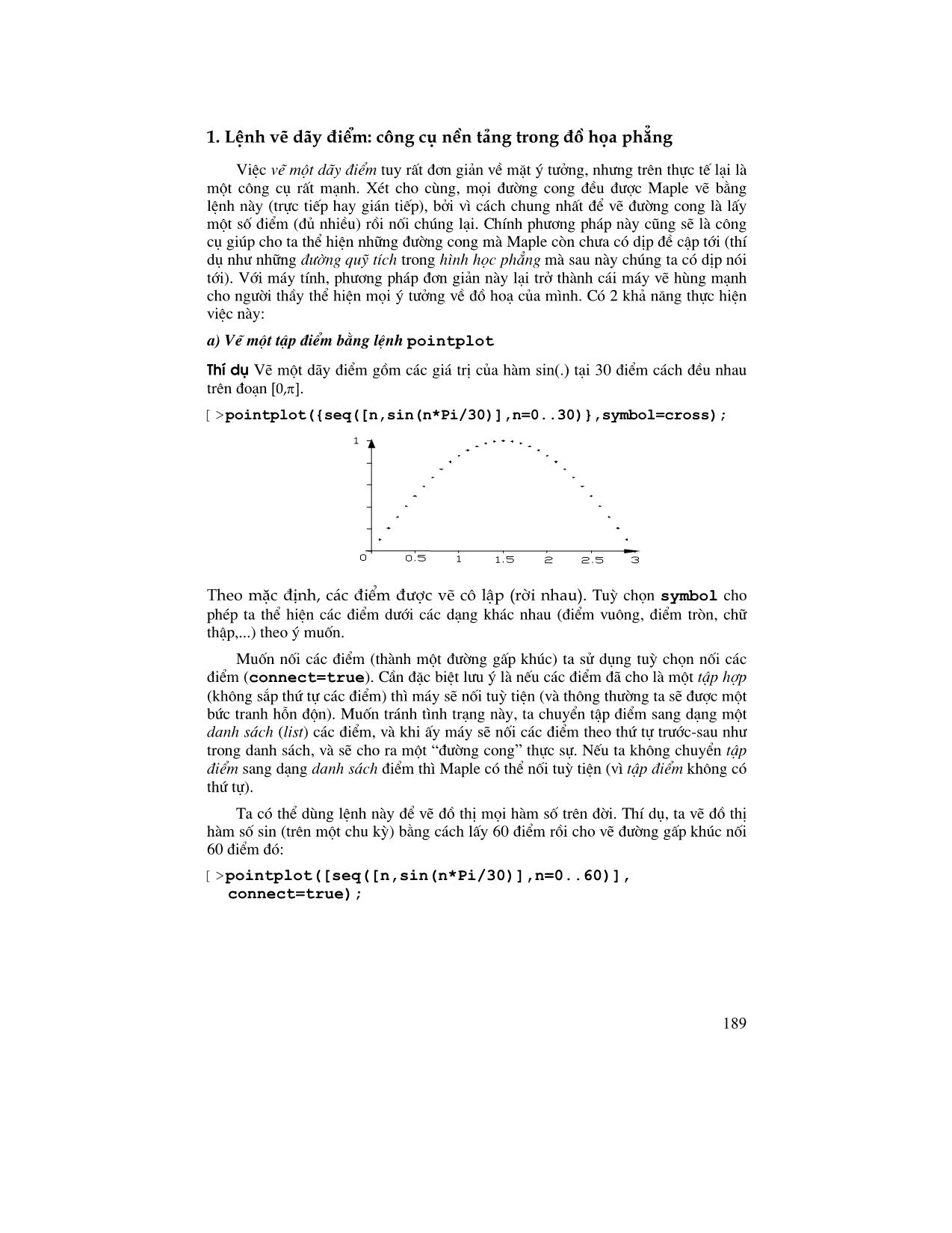 Giáo trình Maple - Chương 5: Sử dụng Maple trong dạy và học toán trang 7