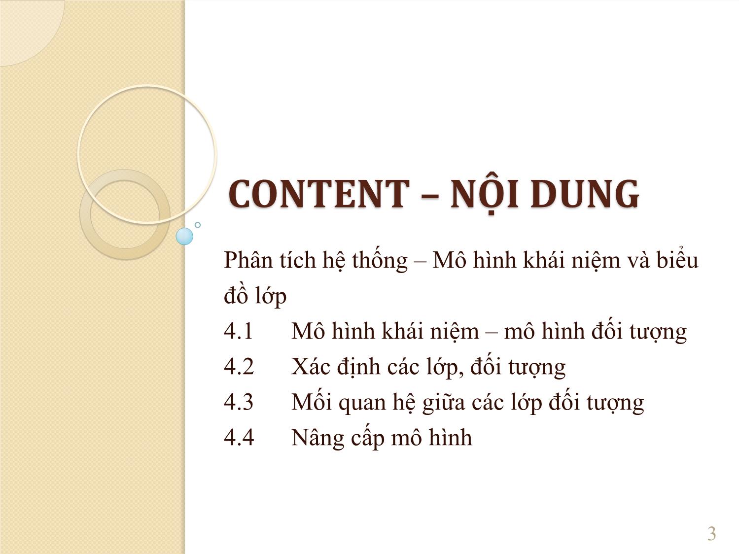 Bài giảng Phân tích hệ thống – mô hình khái niệm và biểu đồ lớp trang 3