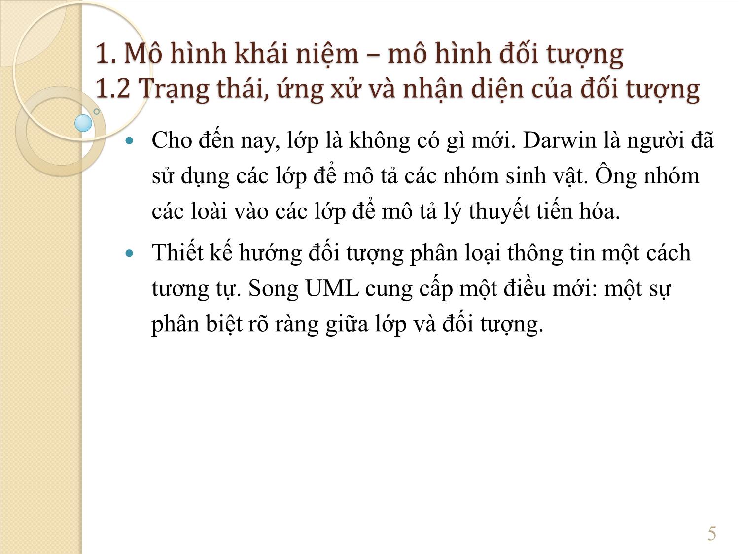 Bài giảng Phân tích hệ thống – mô hình khái niệm và biểu đồ lớp trang 5