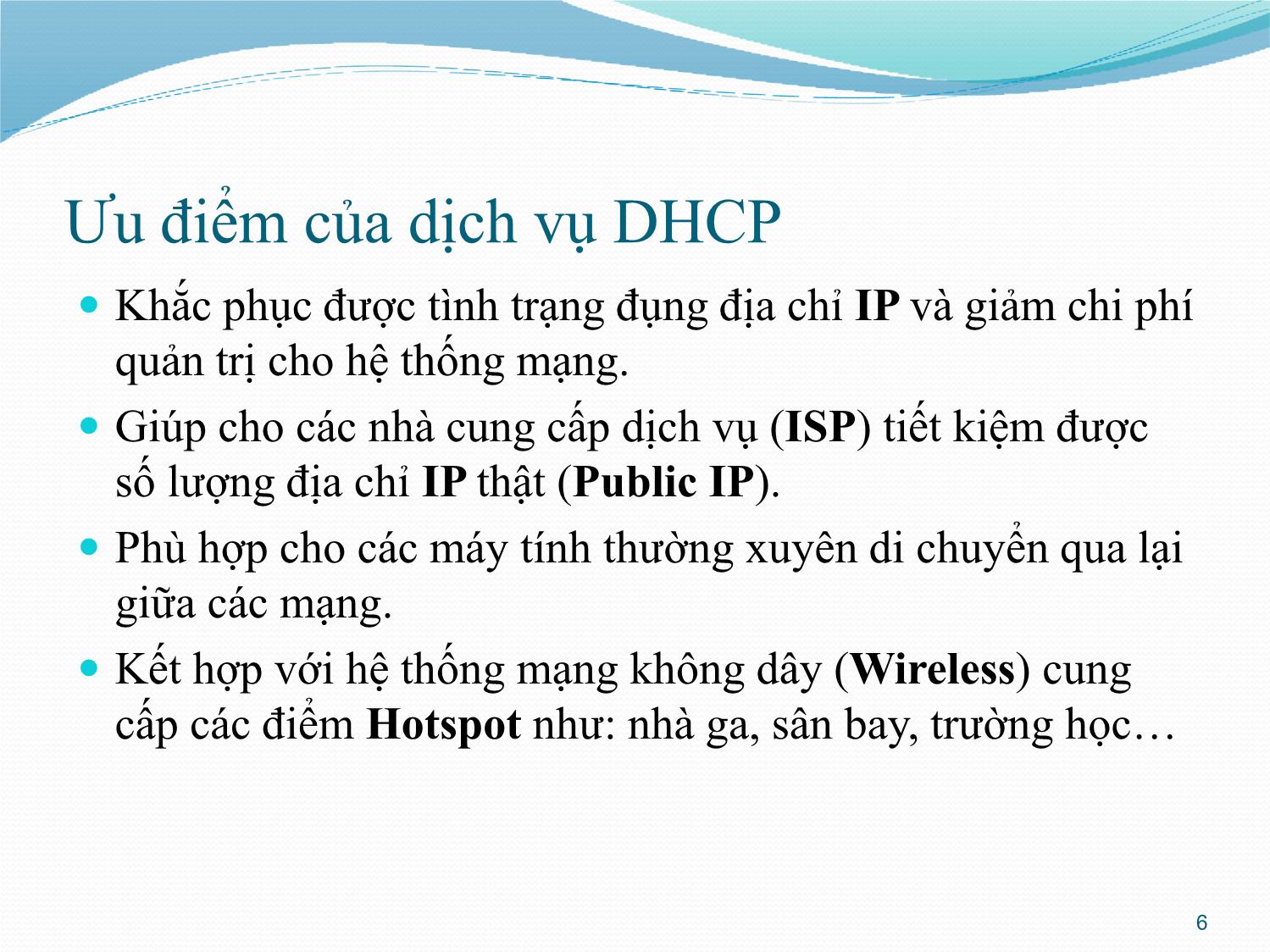 Bài giảng Quản trị mạng - Chương 4: Quản trị cơ sở hạ tầng mạng - Phan Thị Thu Hồng trang 6