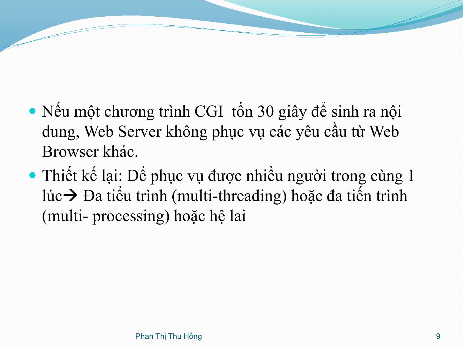 Bài giảng Quản trị mạng - Chương 5: Quản trị dịch vụ mạng - Phan Thị Thu Hồng trang 9