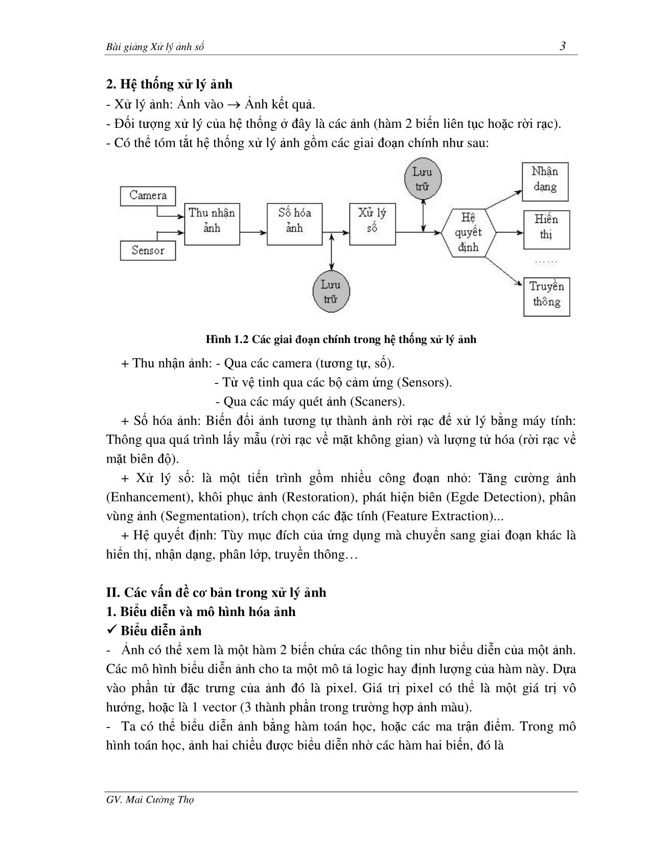 Giáo trình Xử lý ảnh số trang 3