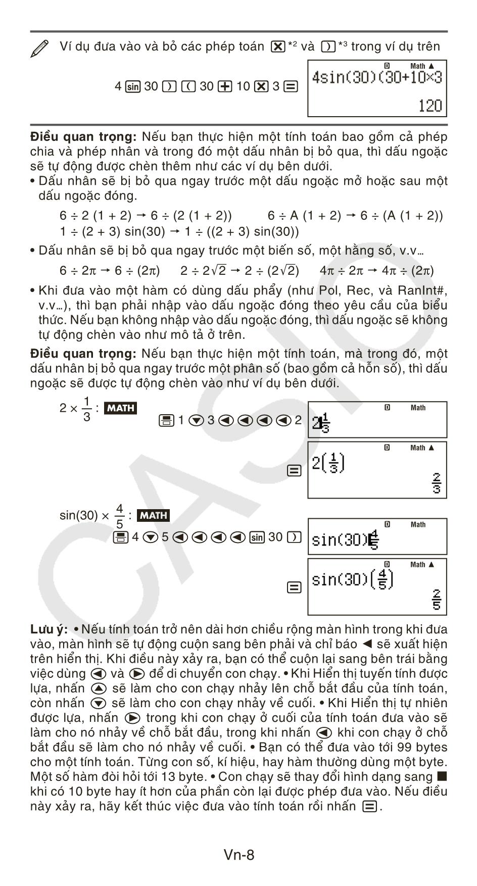 Tài liệu Hướng dẫn sử dụng fx-570VN Plus trang 9