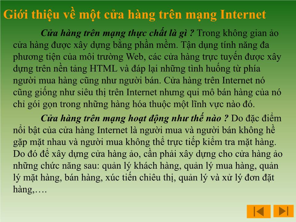 Đồ án Xây dựng Web Site bán hàng qua mạng cho cơ sở sán xuất hàng mây -Tre đan tài trí trang 5