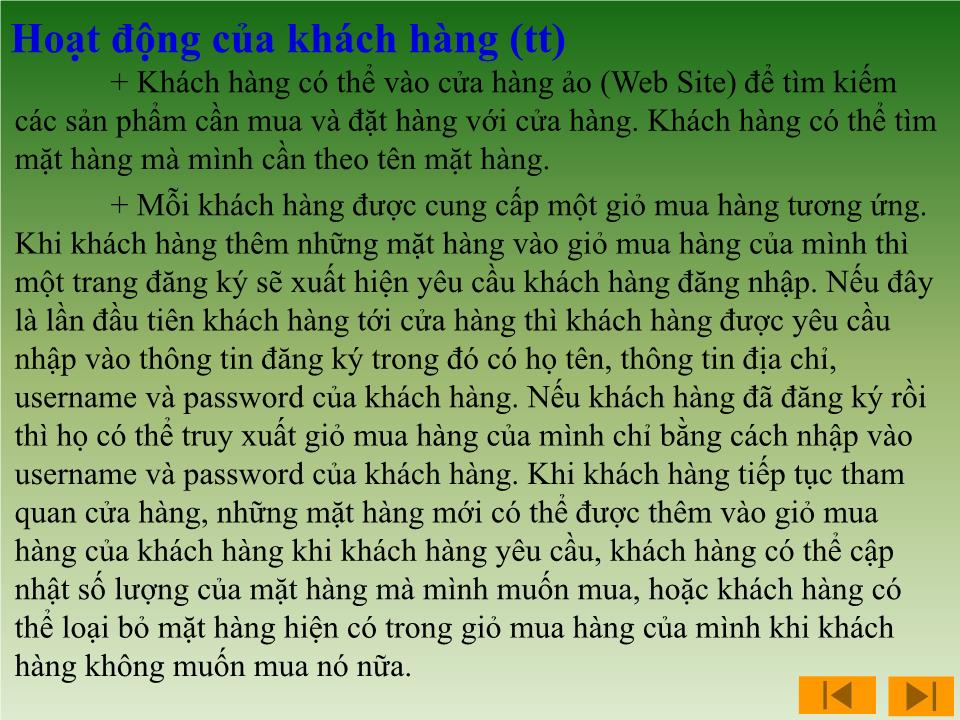 Đồ án Xây dựng Web Site bán hàng qua mạng cho cơ sở sán xuất hàng mây -Tre đan tài trí trang 9