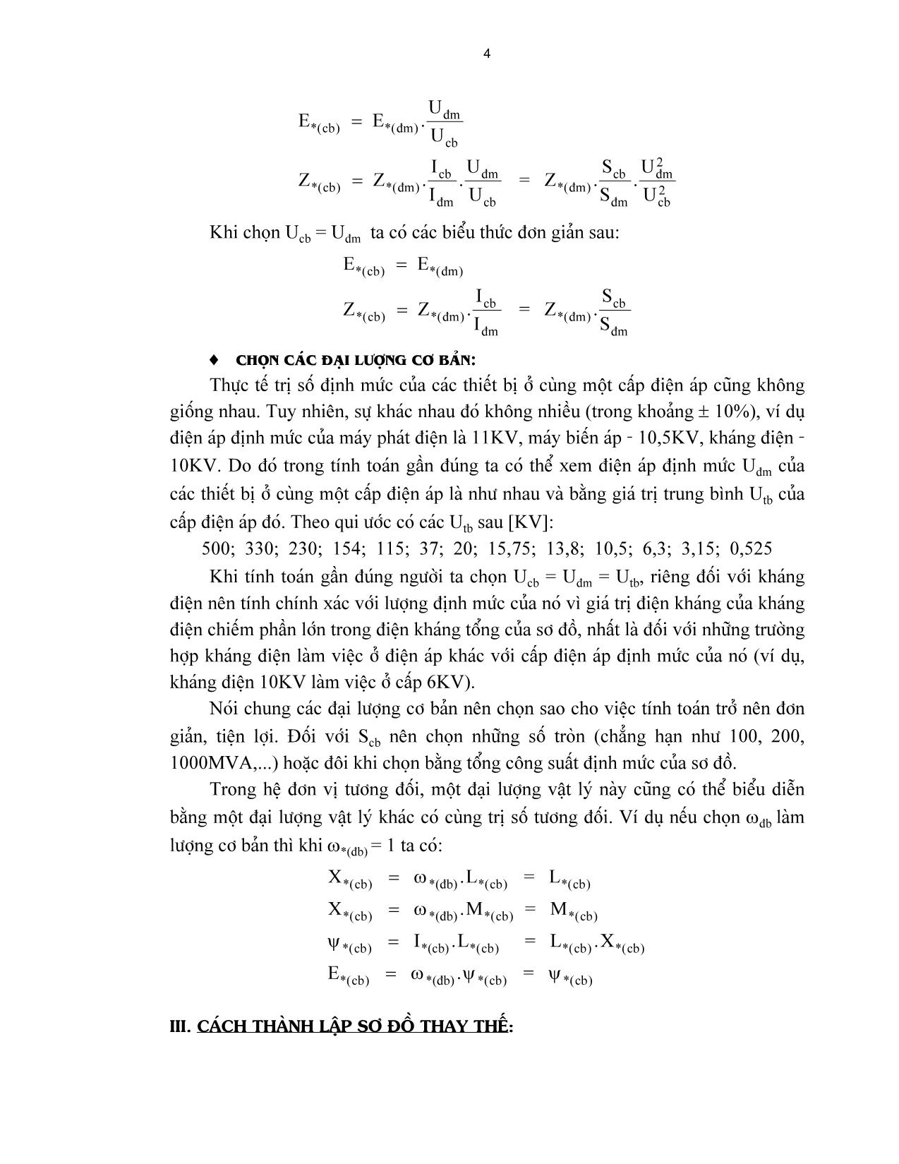 Tài liệu Các chỉ dẫn khi tính toán ngắn mạch trang 4