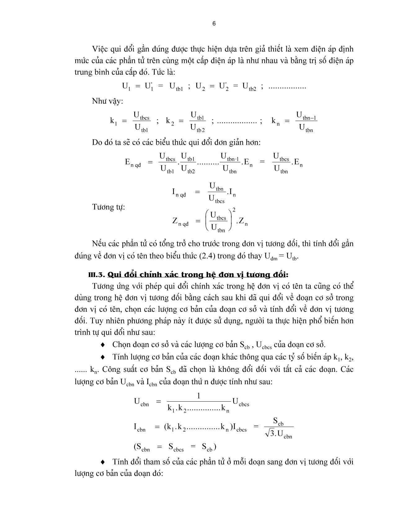 Tài liệu Các chỉ dẫn khi tính toán ngắn mạch trang 6