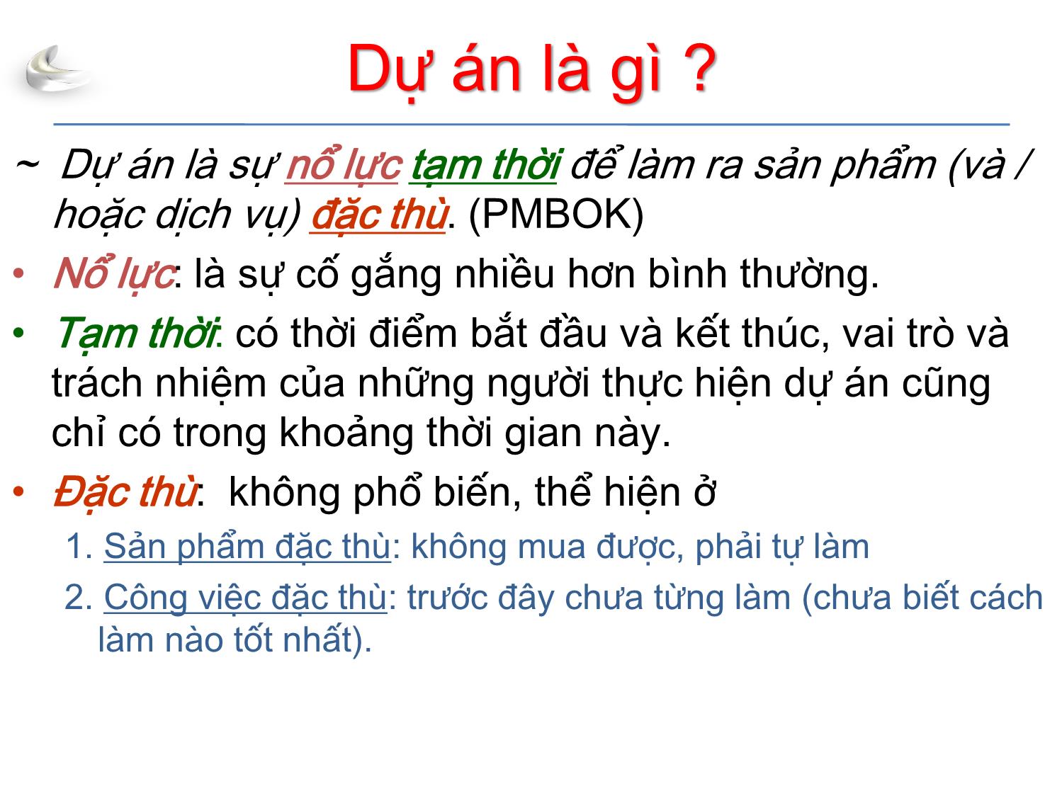 Bài giảng Tổ chức sản xuất sản phẩm đa phương tiện - Phần 3: Quản lý dự án - Tổng quan - Nguyễn Anh Hào trang 3