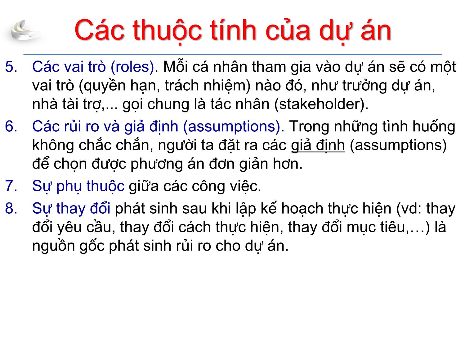 Bài giảng Tổ chức sản xuất sản phẩm đa phương tiện - Phần 3: Quản lý dự án - Tổng quan - Nguyễn Anh Hào trang 6