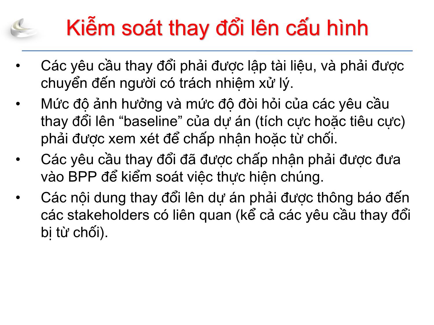 Bài giảng Tổ chức sản xuất sản phẩm đa phương tiện - Phần 3: Quản lý dự án - Quản lý chất lượng - Nguyễn Anh Hào trang 9