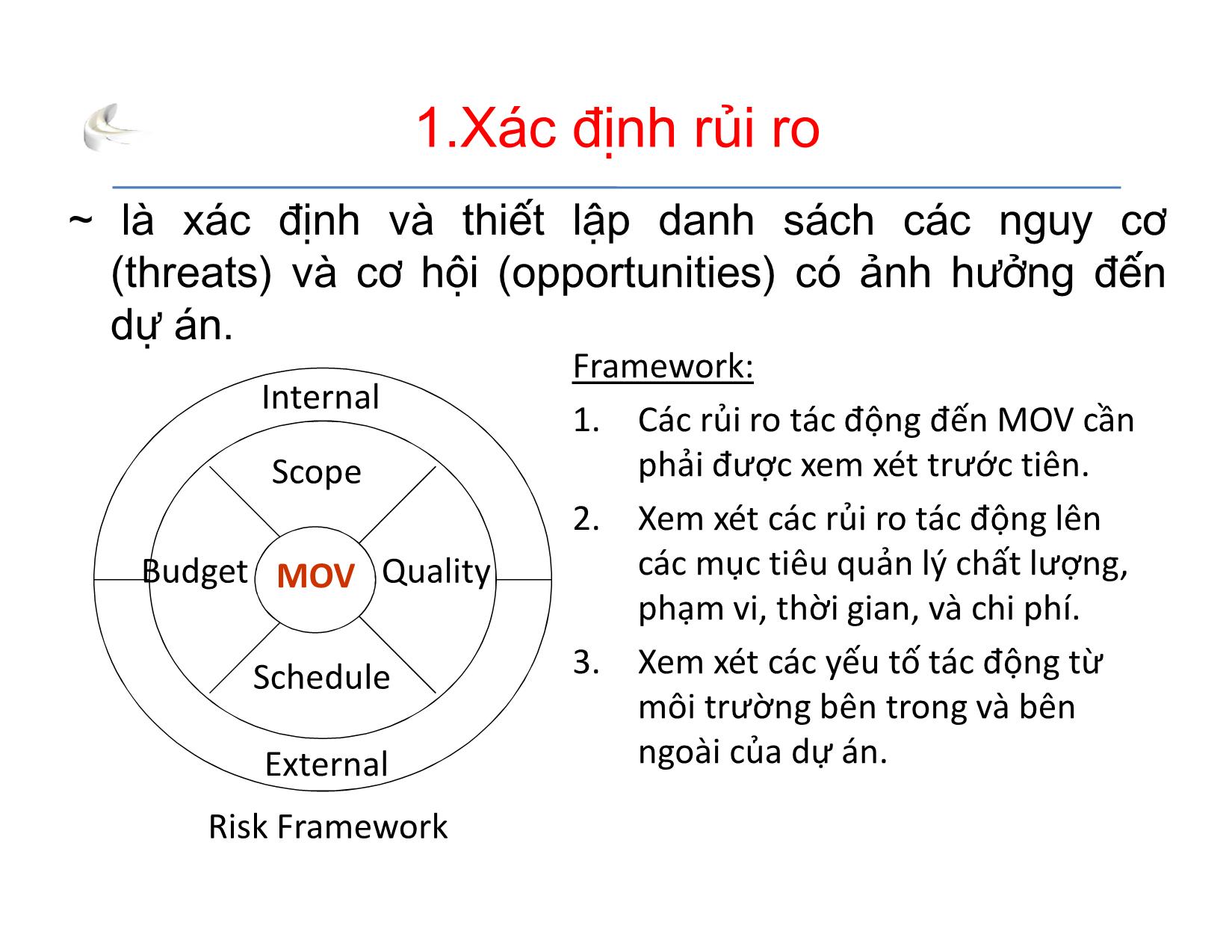 Bài giảng Tổ chức sản xuất sản phẩm đa phương tiện - Phần 3: Quản lý dự án - Quản lý rủi ro - Nguyễn Anh Hào trang 3
