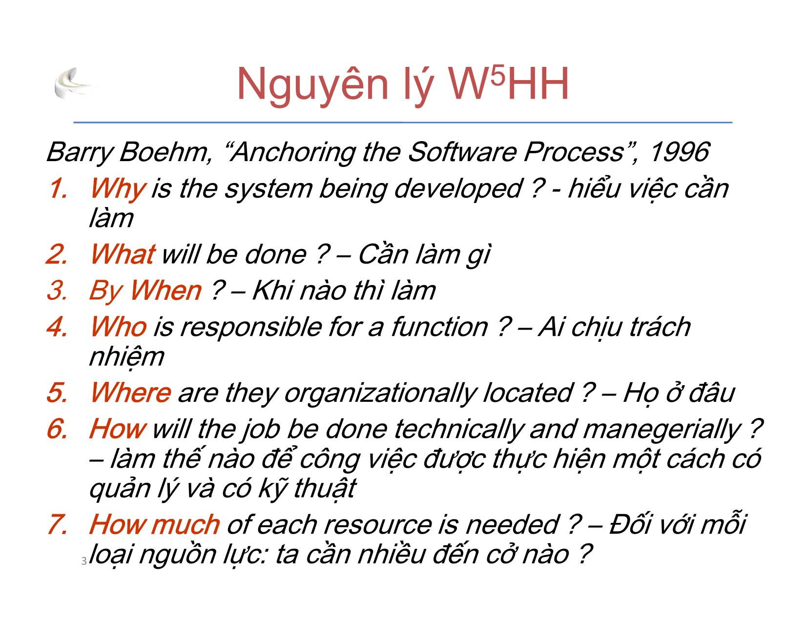 Bài giảng Tổ chức sản xuất sản phẩm đa phương tiện - Phần 3: Quản lý dự án - Quản lý tổng thể - Nguyễn Anh Hào trang 3