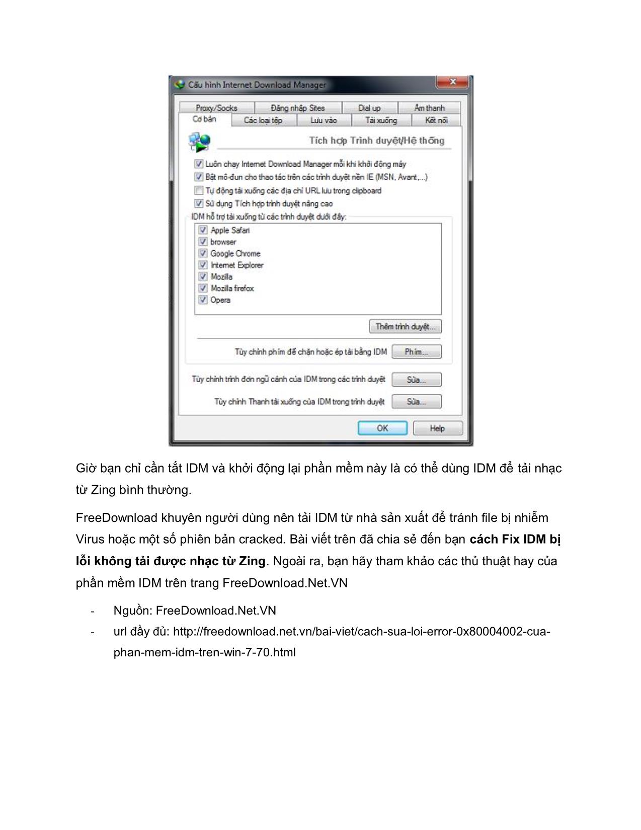 Tài liệu Cách sửa lỗi Error 0x80004002 của phần mềm IDM trên Win 7 trang 7
