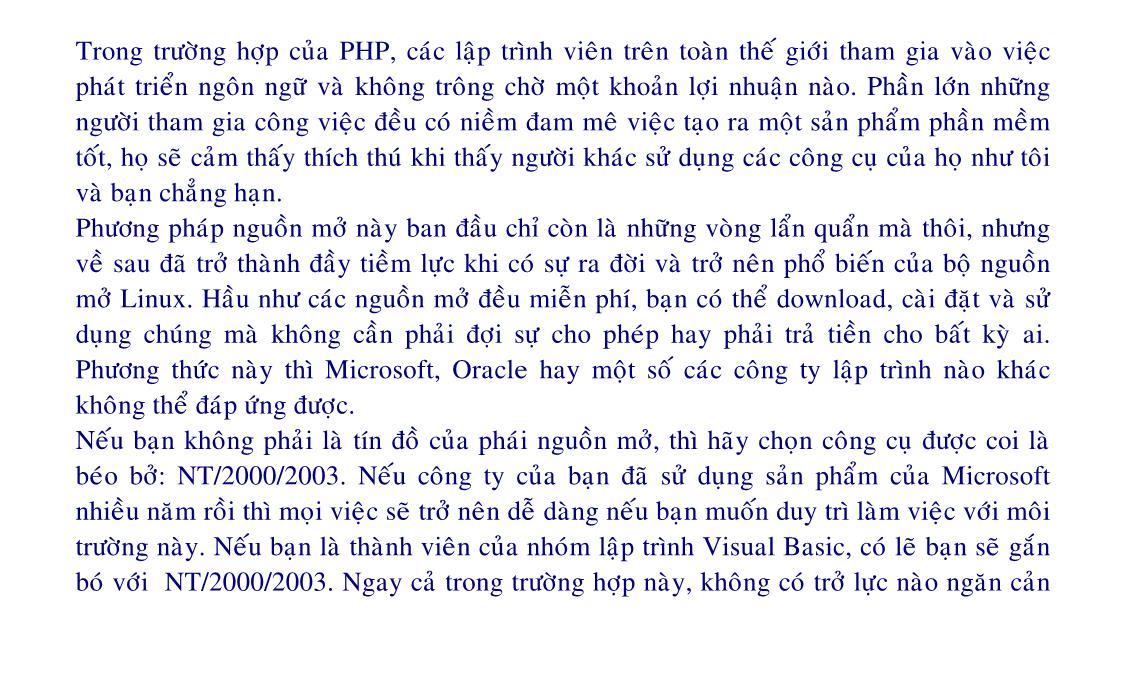 Bài giảng Lập trình web động với PHP/MySQL - Phần 1 - Tống Phước Khải trang 8