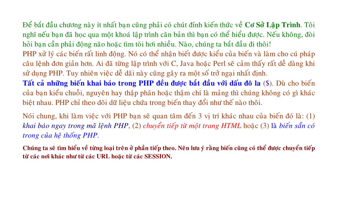 Bài giảng Lập trình web động với PHP/MySQL - Phần 3 - Tống Phước Khải trang 4