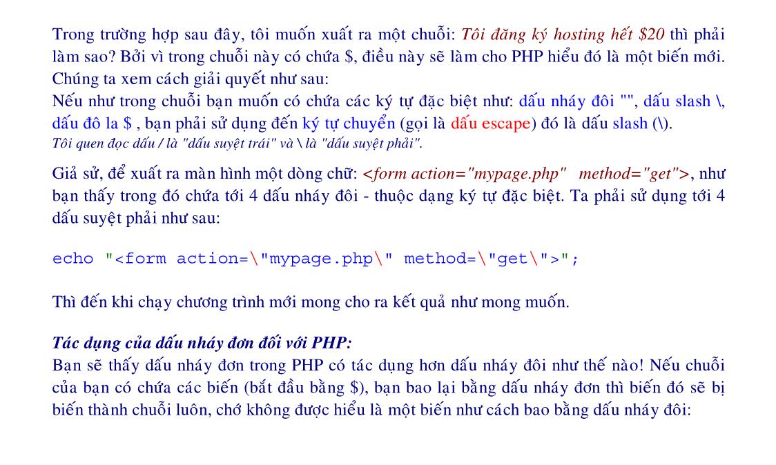 Bài giảng Lập trình web động với PHP/MySQL - Phần 3 - Tống Phước Khải trang 8