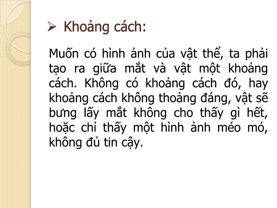 Bài giảng Nguyên lý thị giác - Chương 1: Tổng quan - Trần Nguyễn Duy Trung trang 6