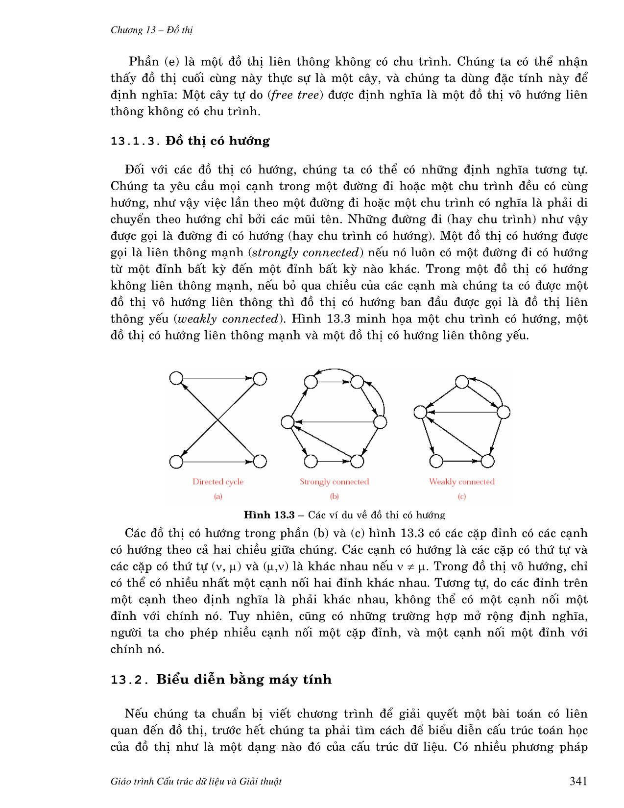Giáo trình Cấu trúc dữ liệu - Chương 13: Đồ thị trang 3