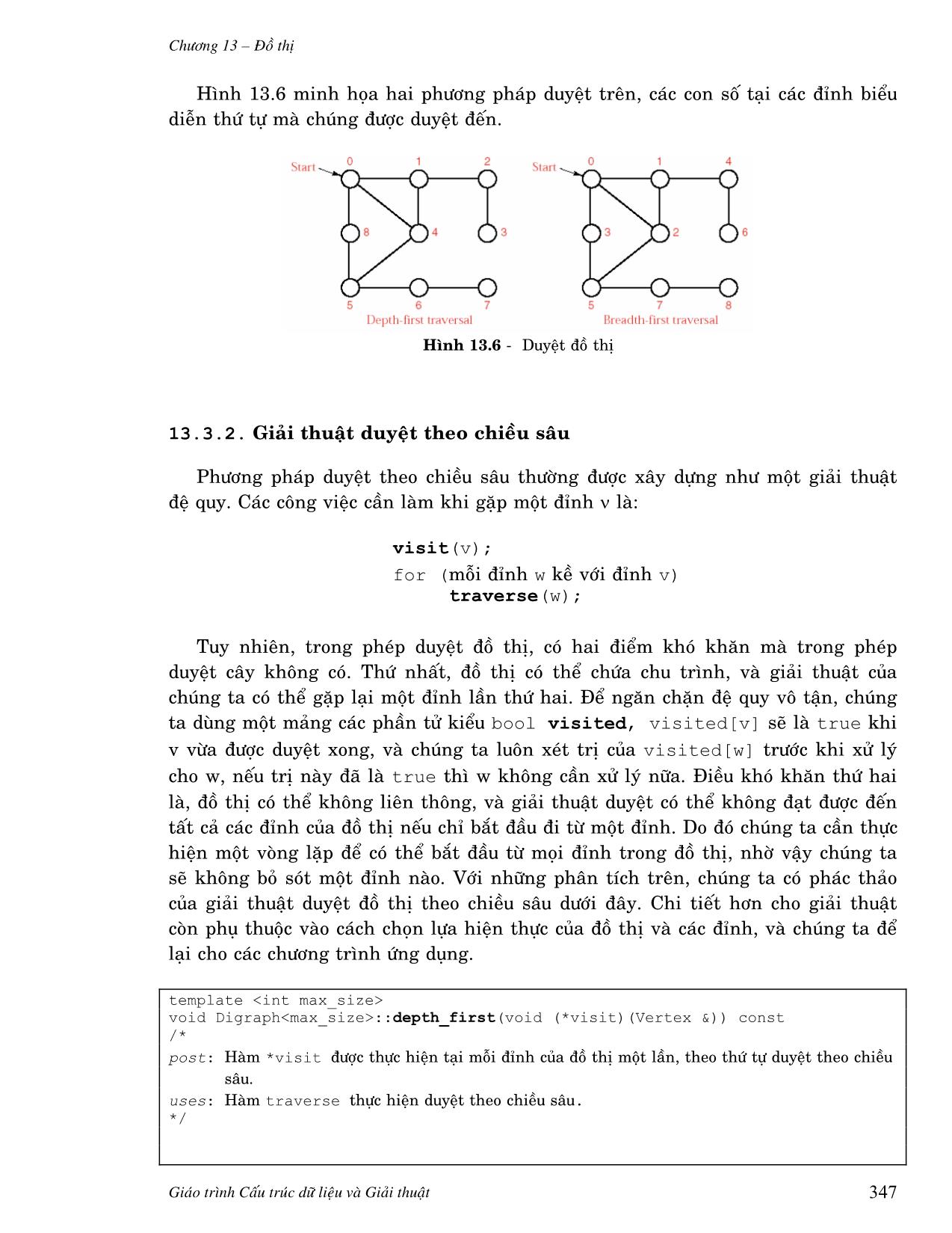 Giáo trình Cấu trúc dữ liệu - Chương 13: Đồ thị trang 9