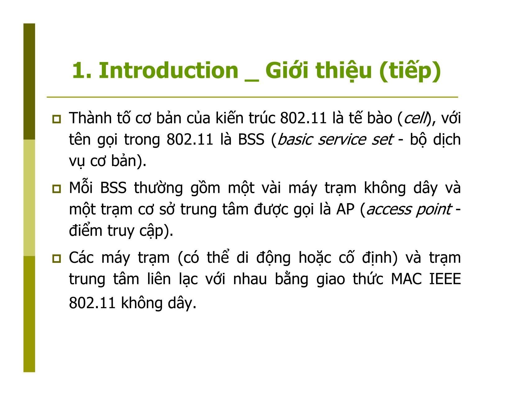 Bài giảng Mạng không dây - Chương 2: Wireless local area networks trang 3