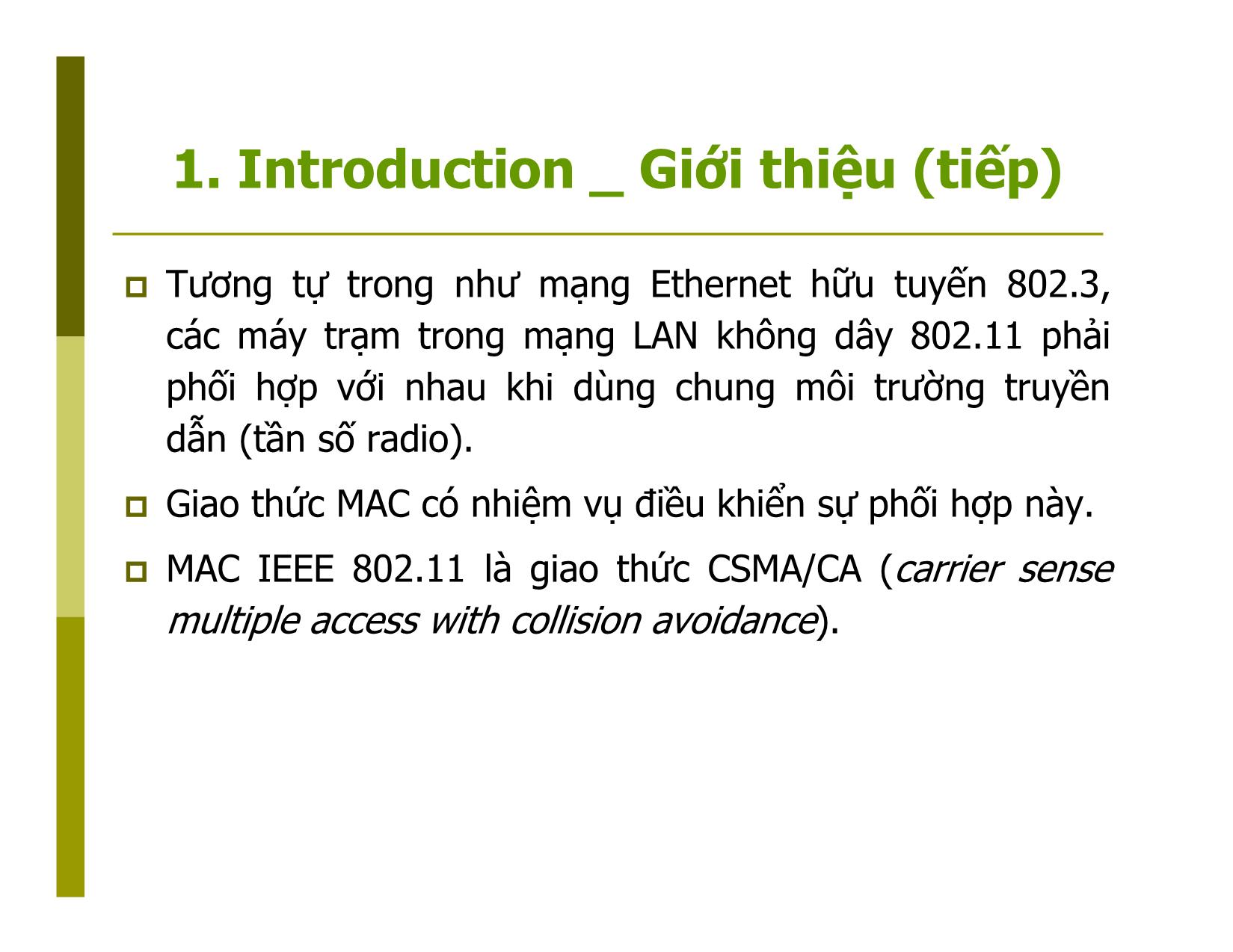 Bài giảng Mạng không dây - Chương 2: Wireless local area networks trang 6