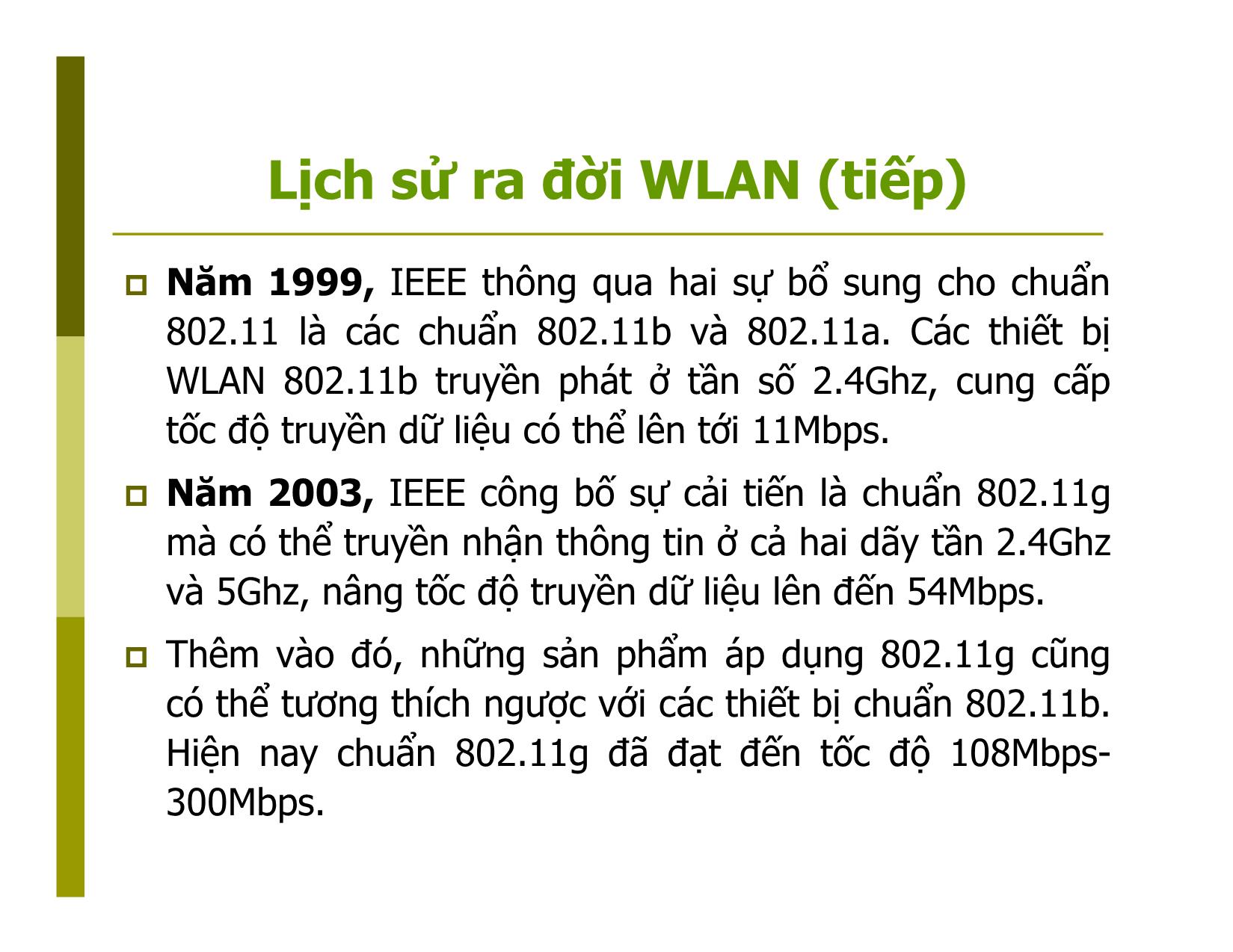 Bài giảng Mạng không dây - Chương 2: Wireless local area networks trang 9