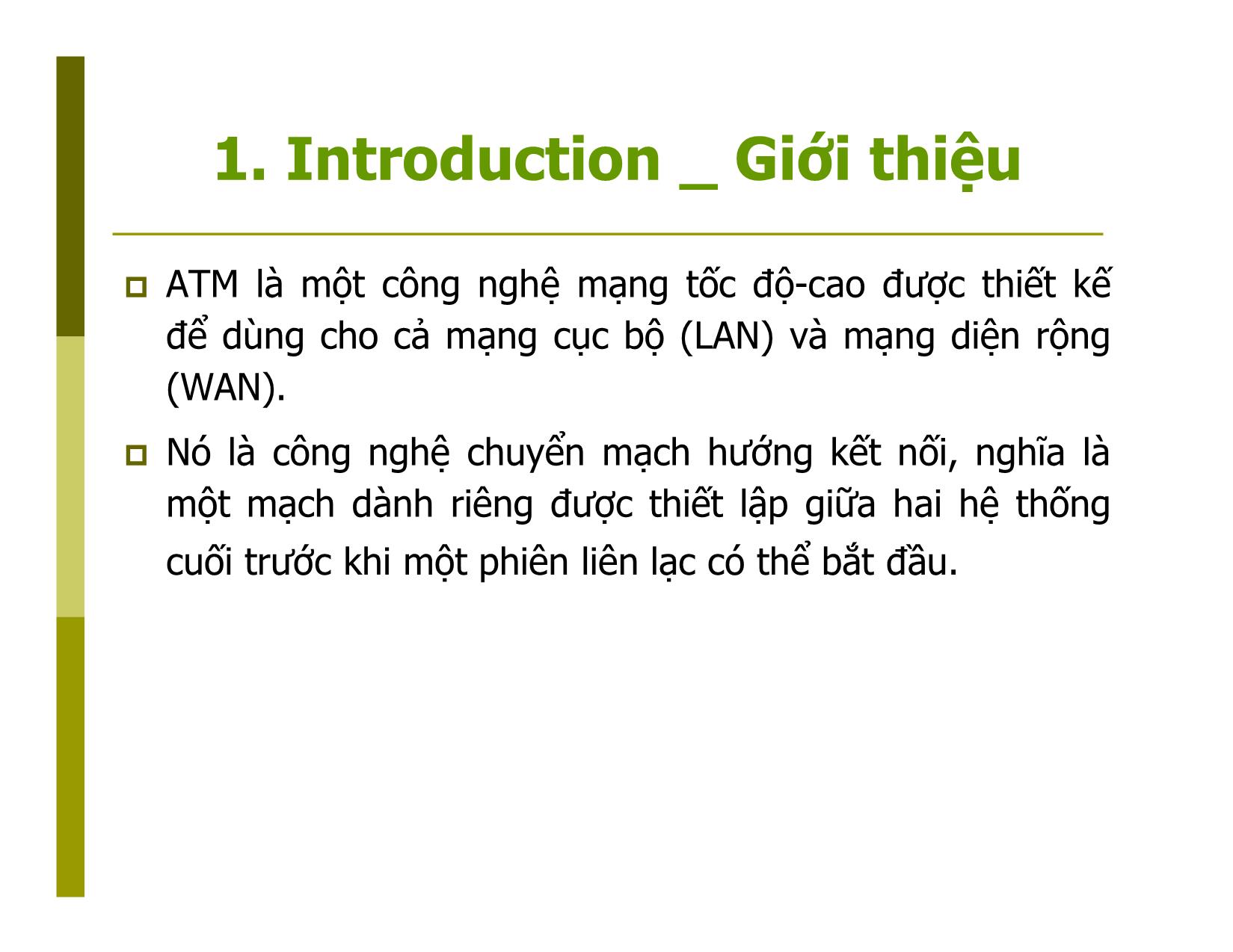 Bài giảng Mạng không dây - Chương 3: Wireless atm and ad hoc routing trang 2