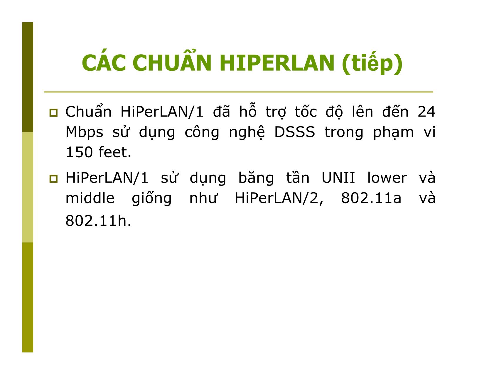 Bài giảng Mạng không dây - Chương 3: Wireless atm and ad hoc routing trang 5