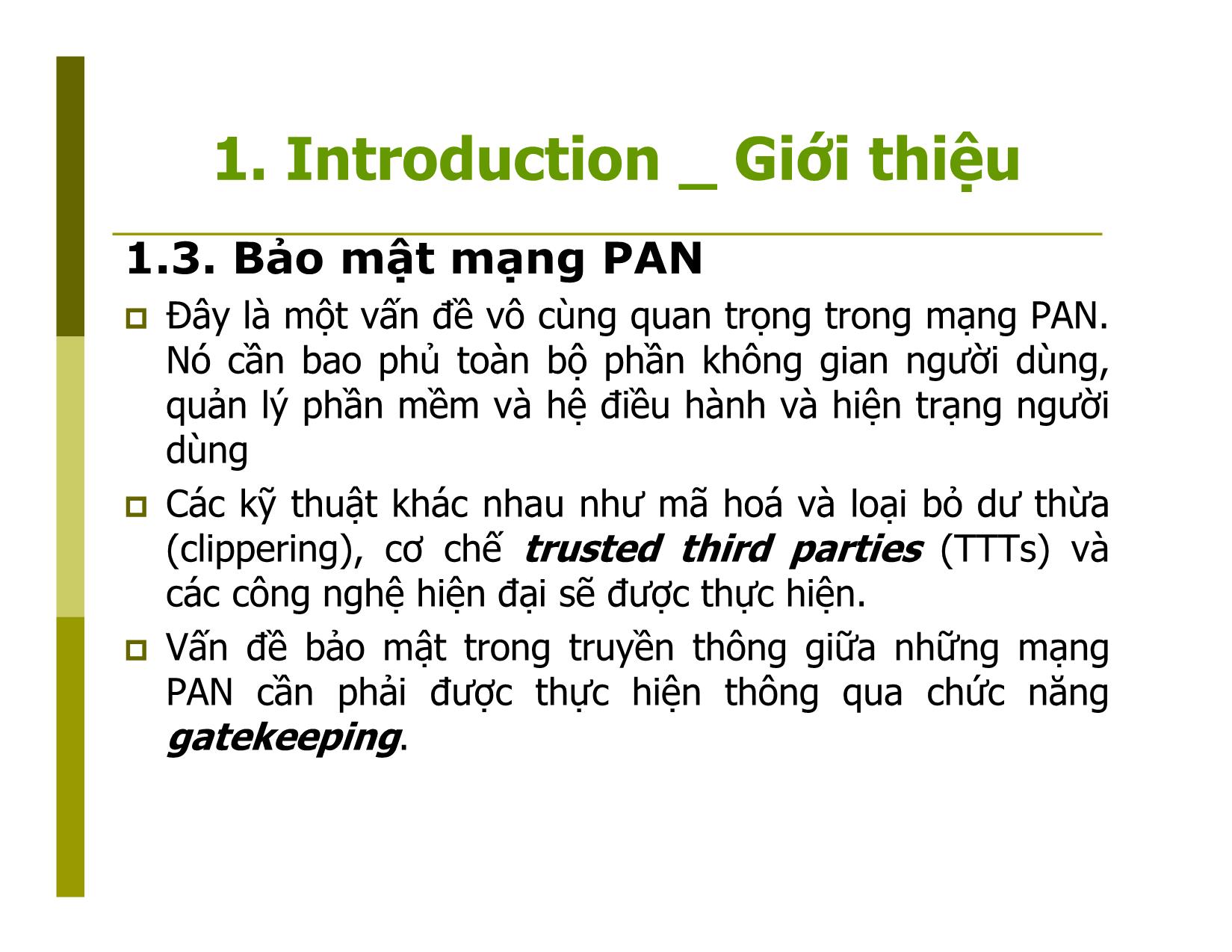 Bài giảng Mạng không dây - Chương 4: Personal area networks trang 10