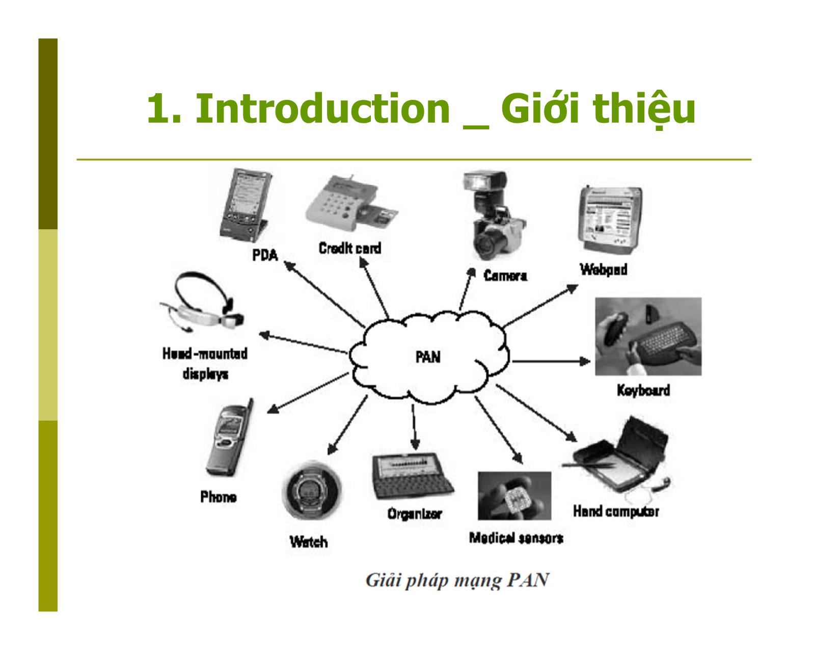 Bài giảng Mạng không dây - Chương 4: Personal area networks trang 3