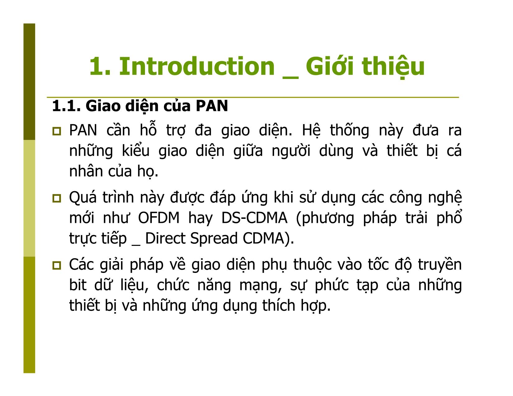 Bài giảng Mạng không dây - Chương 4: Personal area networks trang 7