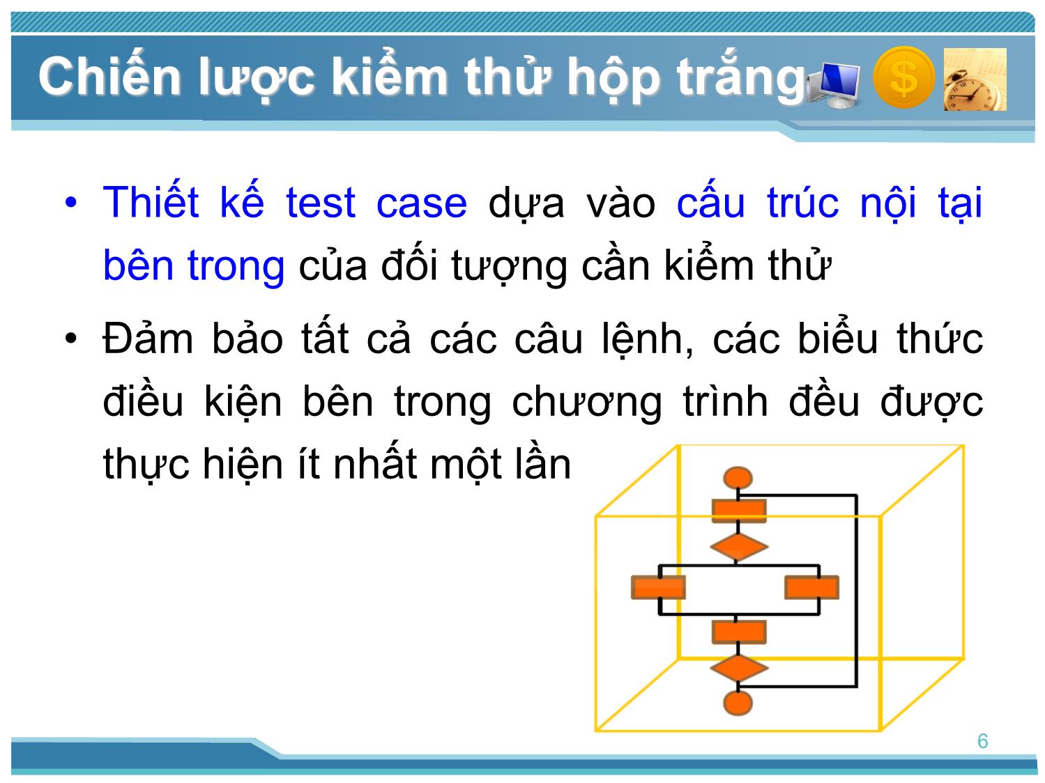 Bài giảng Kiểm thử phần mềm - Bài 5: Các kỹ thuật kiểm thử (Tiếp theo) - Nguyễn Thị Thanh Trúc trang 6