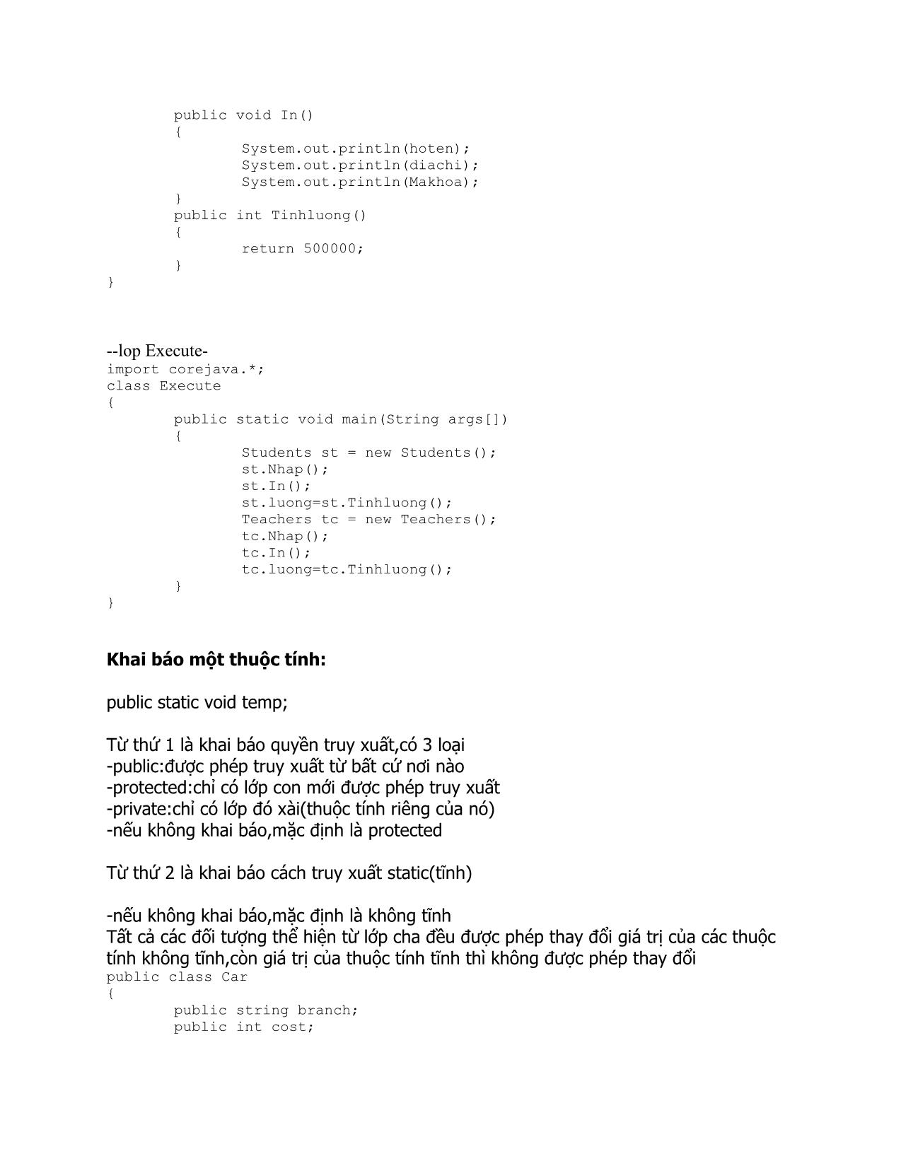 Giáo trình Lập trình Java - Chương 1: Bắt đầu với Java trang 7