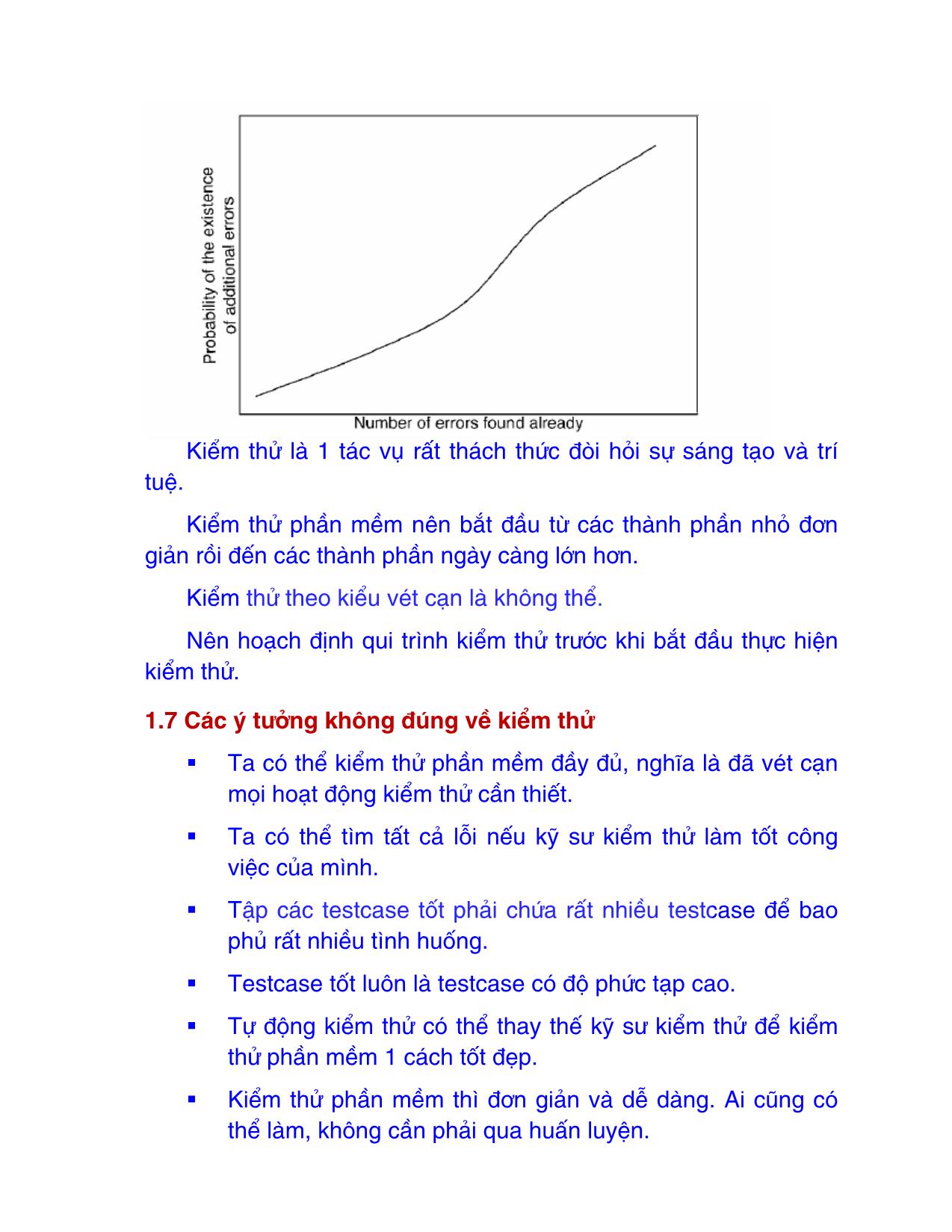Bài giảng Kiểm thử phần mềm - Chương 1: Tổng quát về kiểm thử phần mềm - Nguyễn Văn Hiệp trang 10