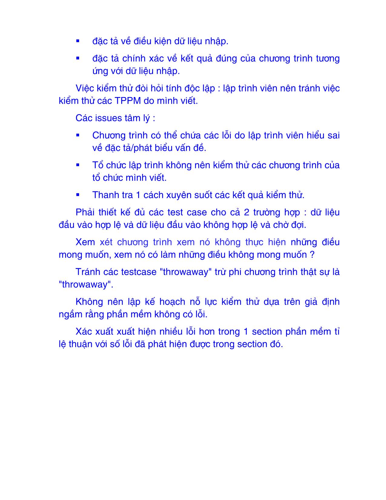 Bài giảng Kiểm thử phần mềm - Chương 1: Tổng quát về kiểm thử phần mềm - Nguyễn Văn Hiệp trang 9