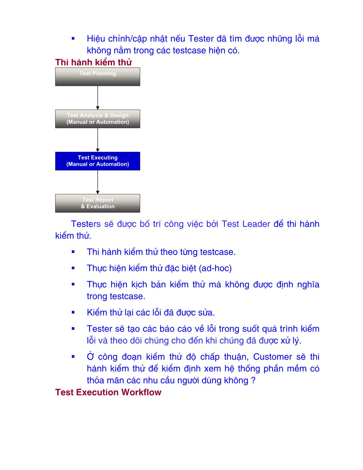 Bài giảng Kiểm thử phần mềm - Chương 2: Qui trình & Kế hoạch kiểm thử phần mềm - Nguyễn Văn Hiệp trang 7