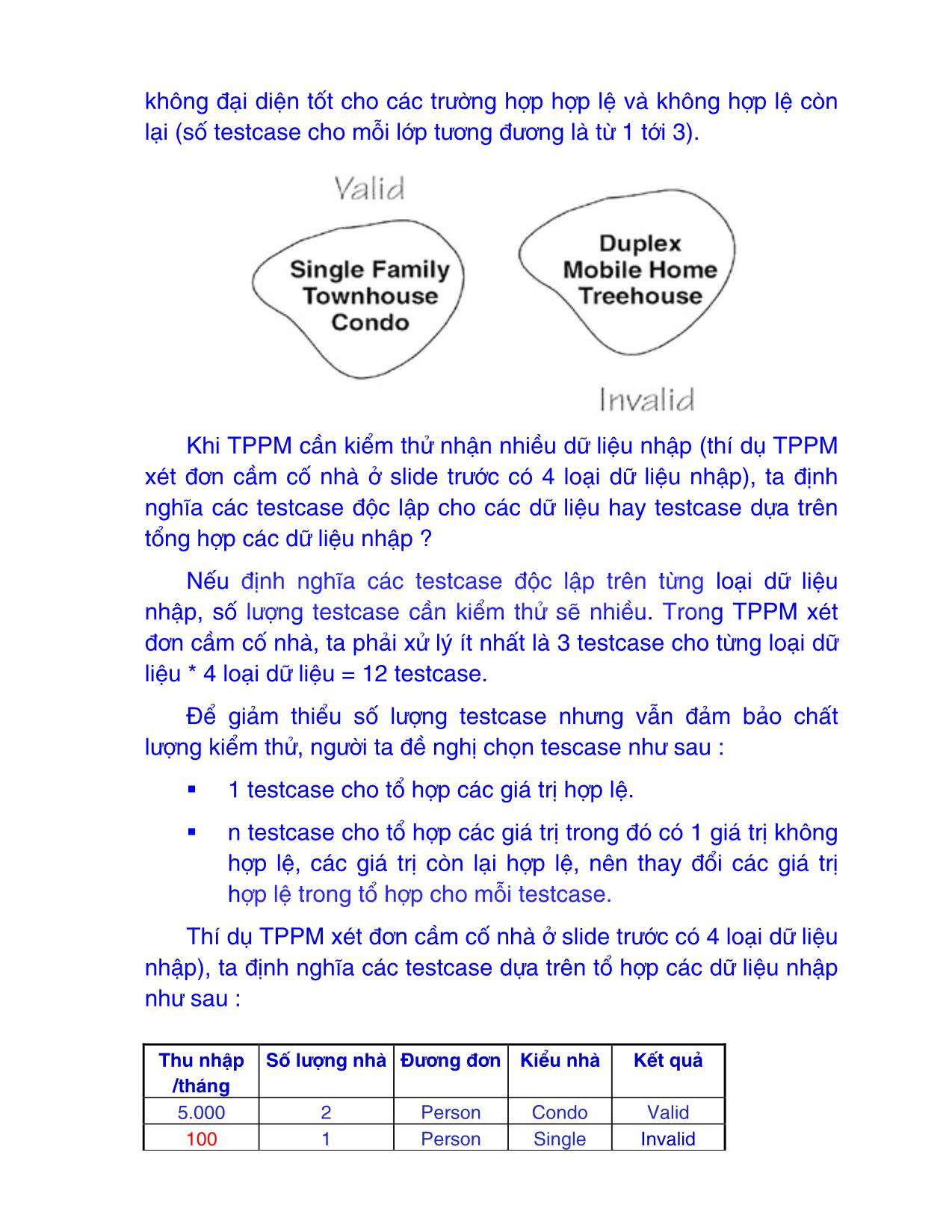 Bài giảng Kiểm thử phần mềm - Chương 5: Kỹ thuật kiểm thử hộp đen - Nguyễn Văn Hiệp trang 7