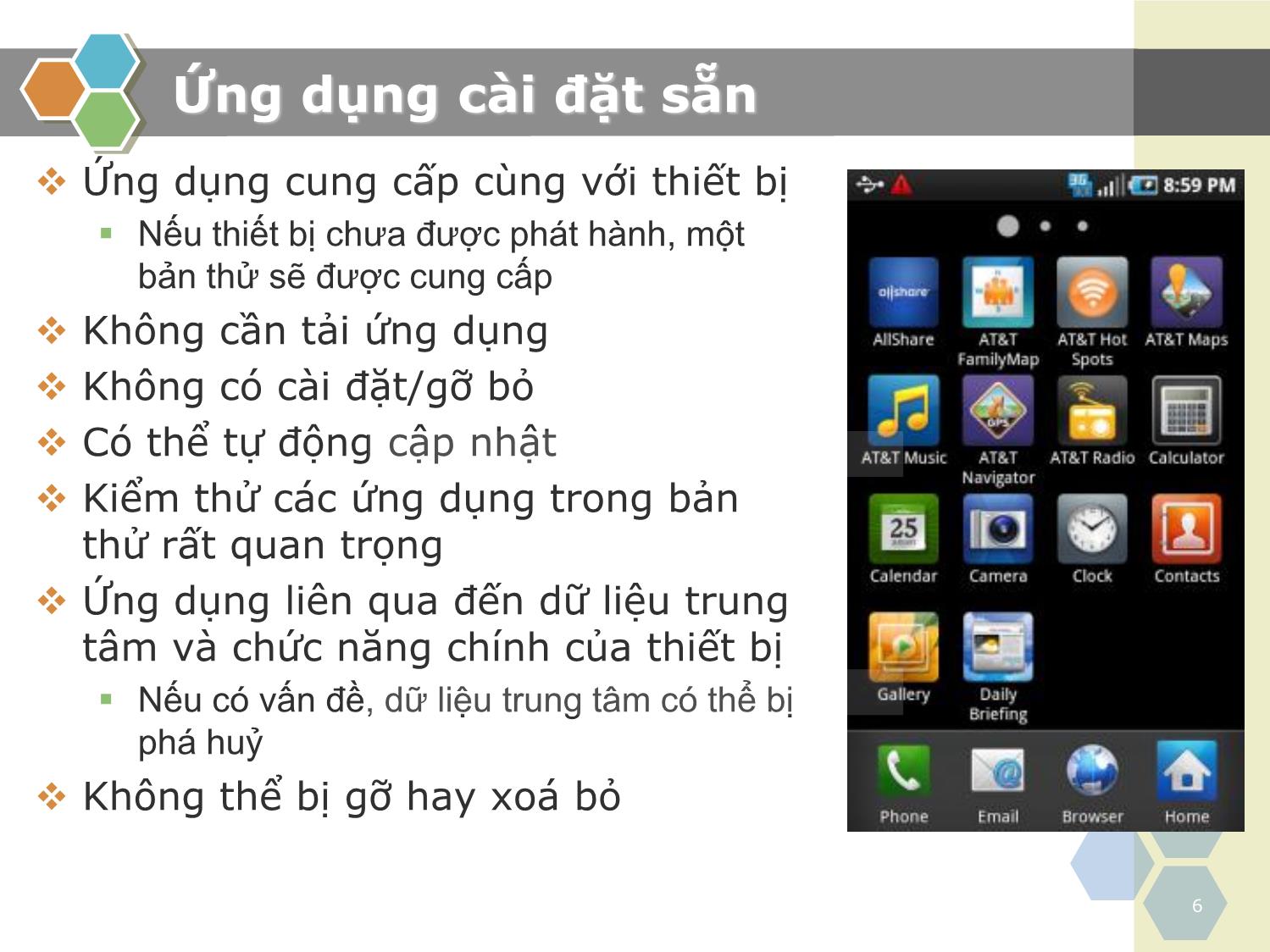 Bài giảng Kiểm thử phần mềm - Chương 6: Kiểm thử ứng dụng di động - Nguyễn Thanh Hùng trang 6