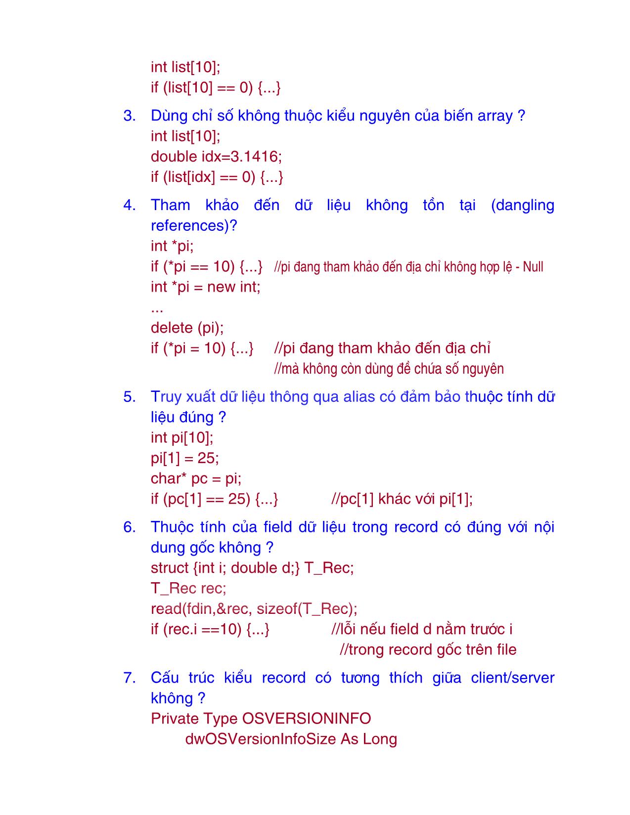 Bài giảng Kiểm thử phần mềm - Chương 7: Thanh tra, chạy thử & xem xét mã nguồn - Nguyễn Văn Hiệp trang 6