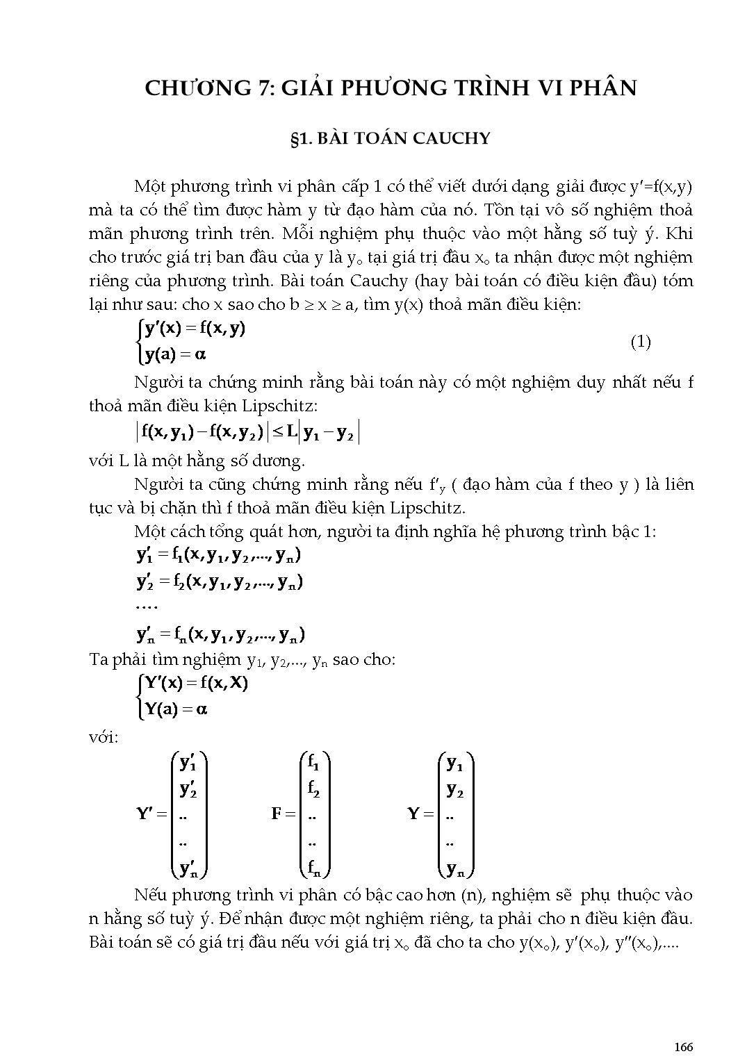 Giáo trình Tin học - Chương 7: Giải phương trình vi phân trang 1