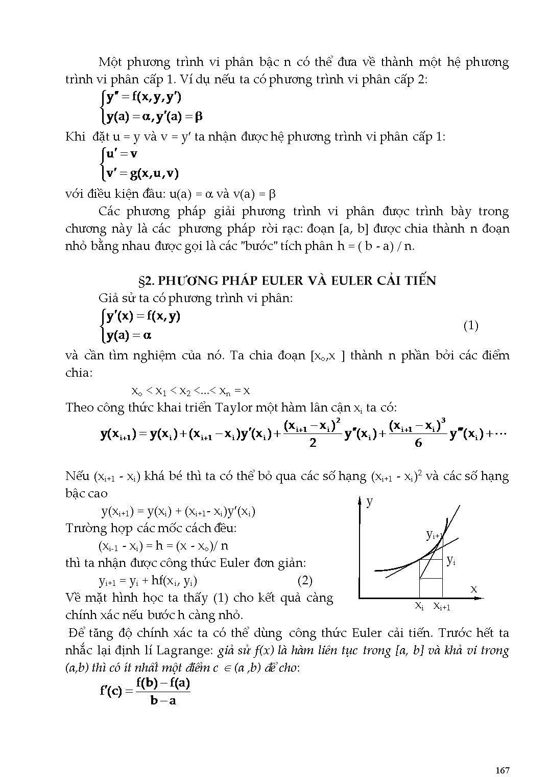 Giáo trình Tin học - Chương 7: Giải phương trình vi phân trang 2