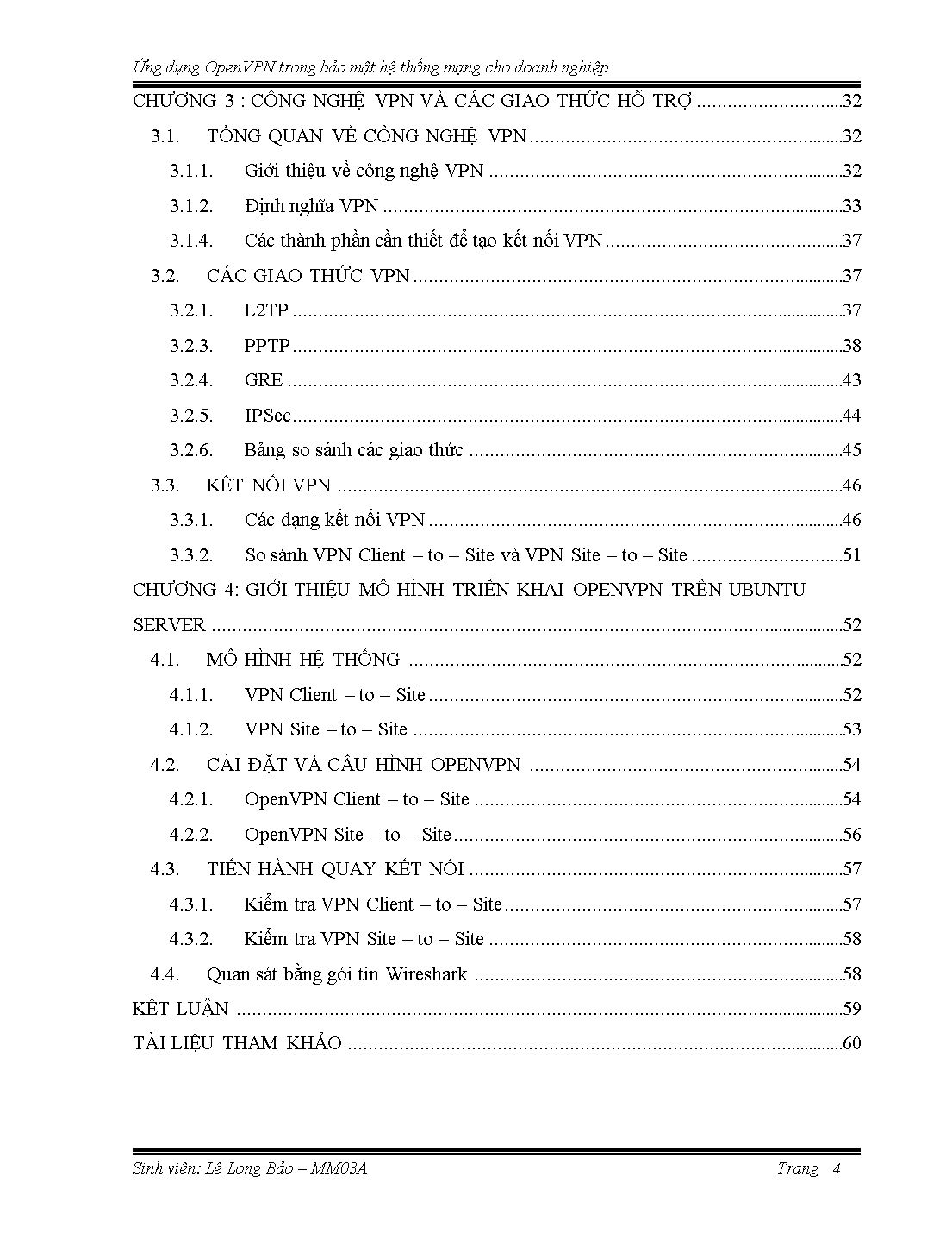 Đồ án Mạng máy tính - Ứng dụng OPENVPN trong bảo mật hệ thống mạng cho doanh nghiệp trang 4