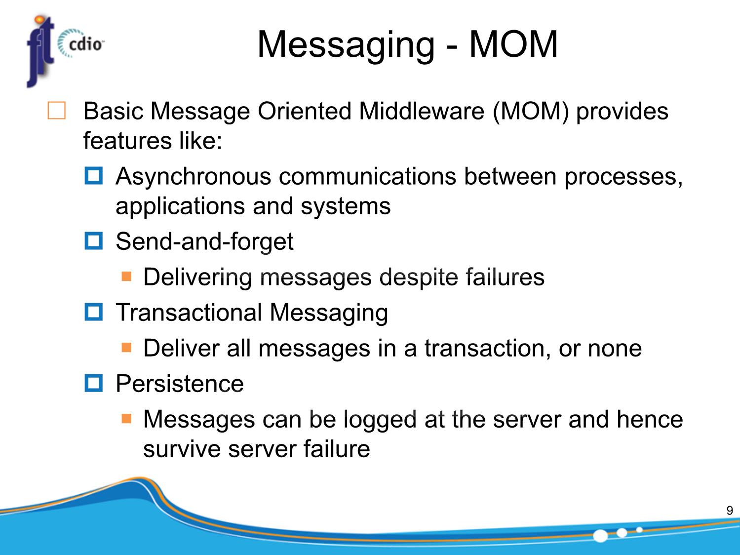 Bài giảng Kiến trúc phần mềm - Chương: Middleware - Trần Minh Triết trang 9