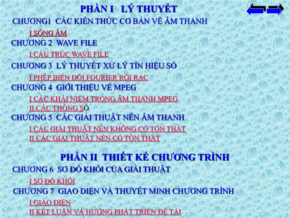 Đồ án Nén âm thanh file .wav theo chuẩn MPEG trang 2