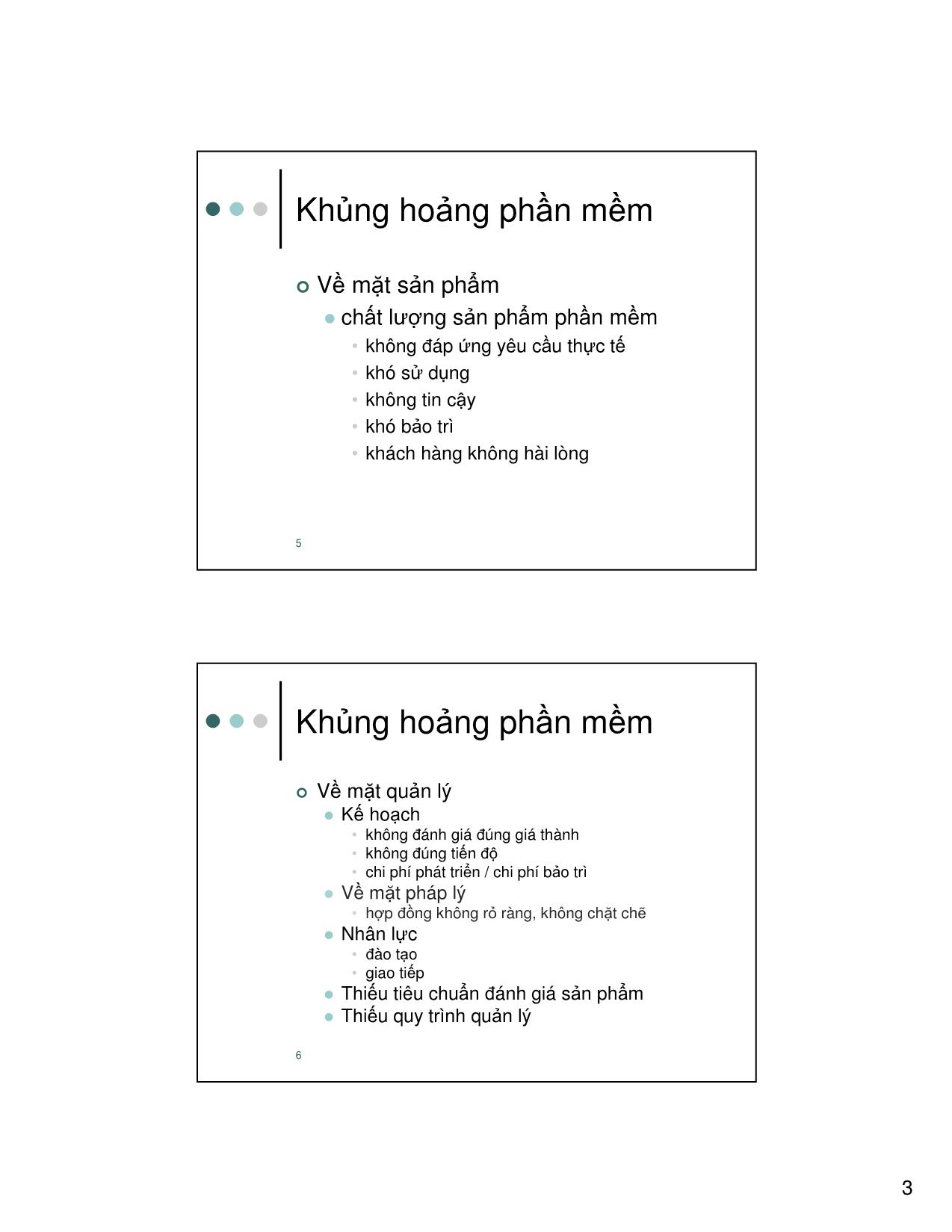 Bài giảng Nhập môn công nghệ phần mềm - Chương 1: Giới thiệu công nghệ phần mềm - Nguyễn Thanh Bình trang 3