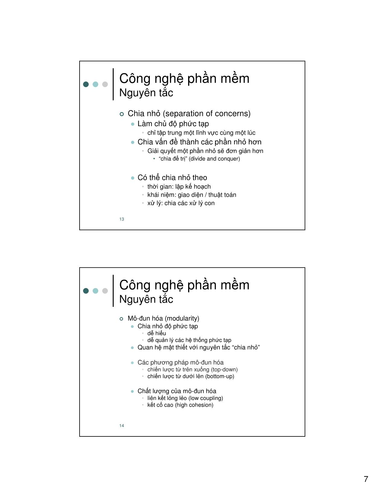 Bài giảng Nhập môn công nghệ phần mềm - Chương 1: Giới thiệu công nghệ phần mềm - Nguyễn Thanh Bình trang 7