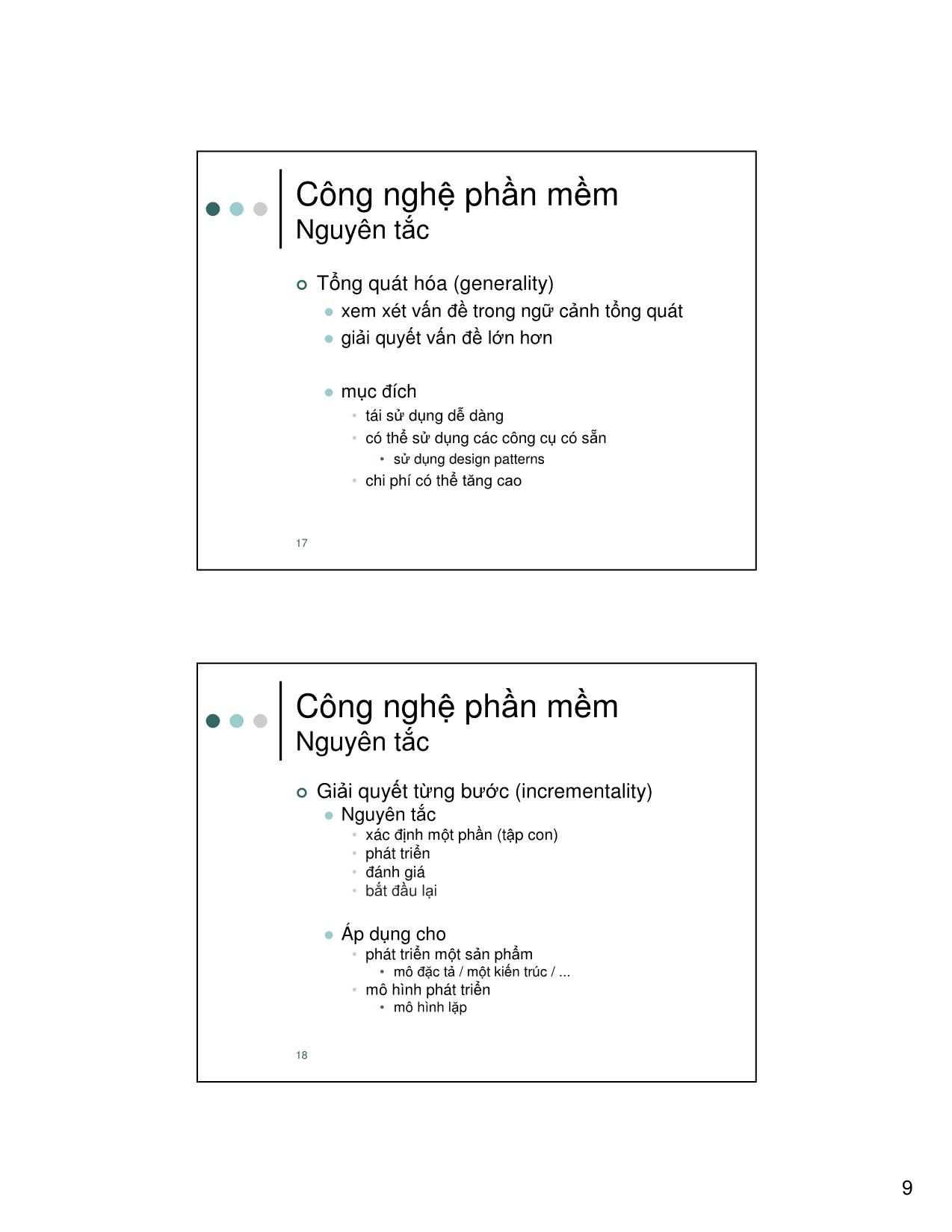 Bài giảng Nhập môn công nghệ phần mềm - Chương 1: Giới thiệu công nghệ phần mềm - Nguyễn Thanh Bình trang 9