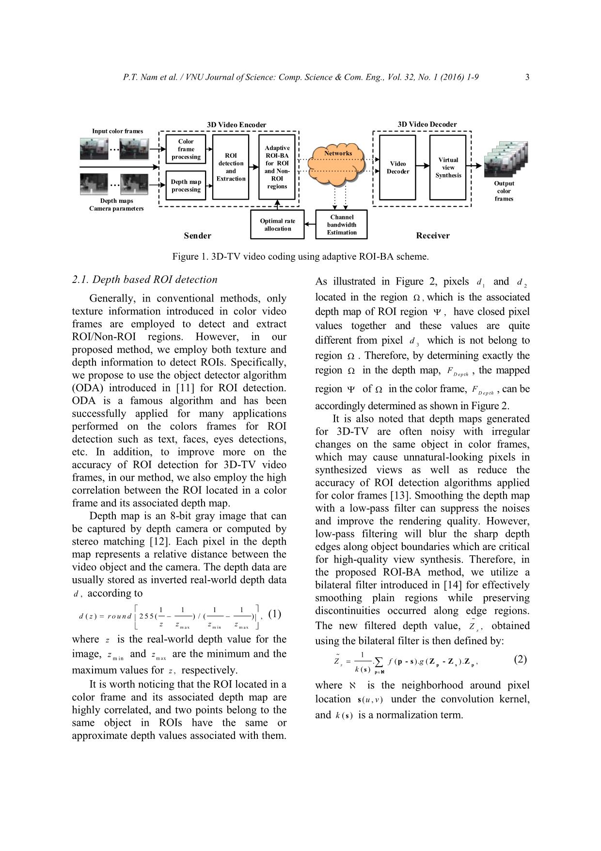 Efficient region-Of-interest based adaptive bit allocation for 3D-TV  video transmission over networks trang 3