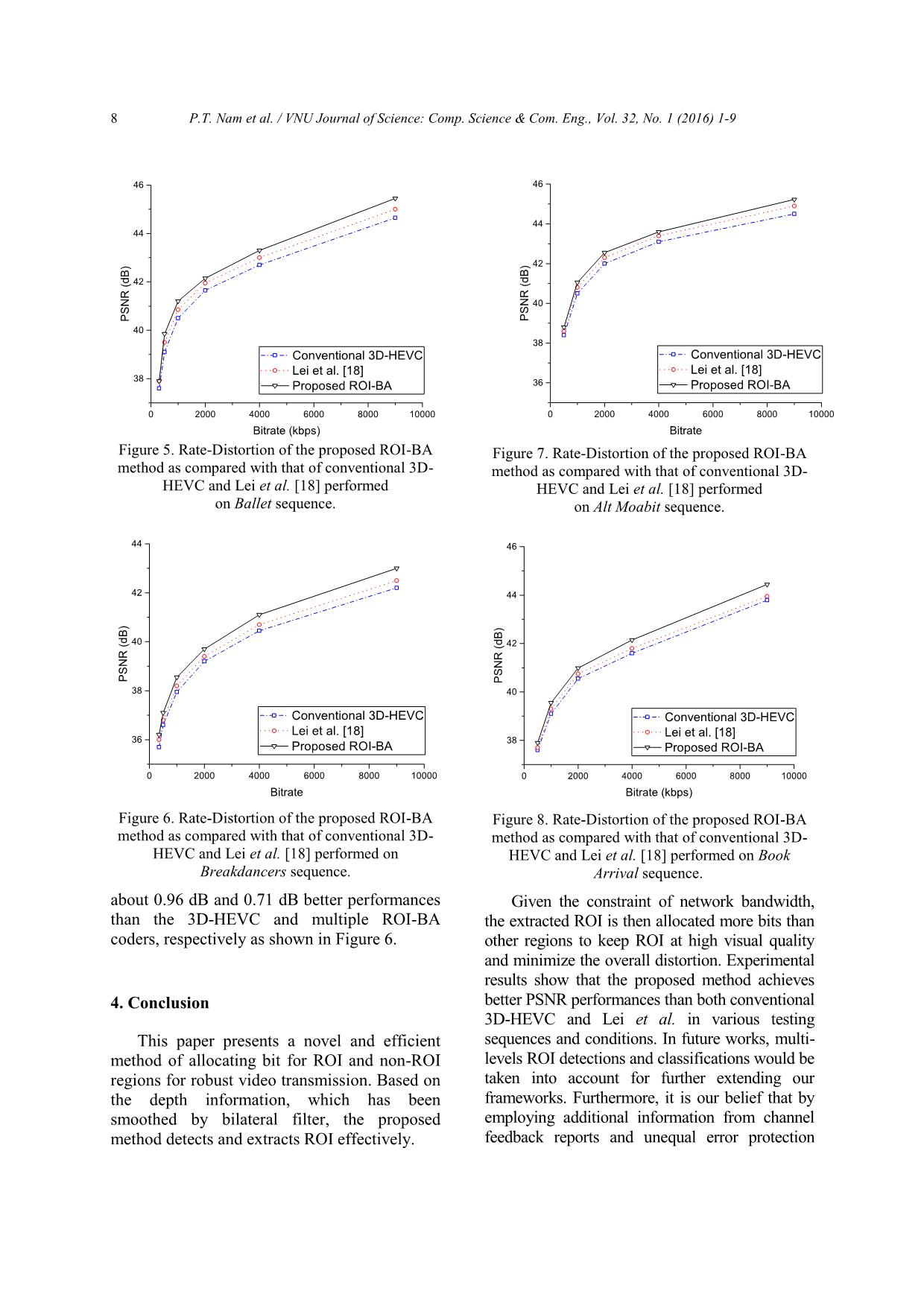 Efficient region-Of-interest based adaptive bit allocation for 3D-TV  video transmission over networks trang 8