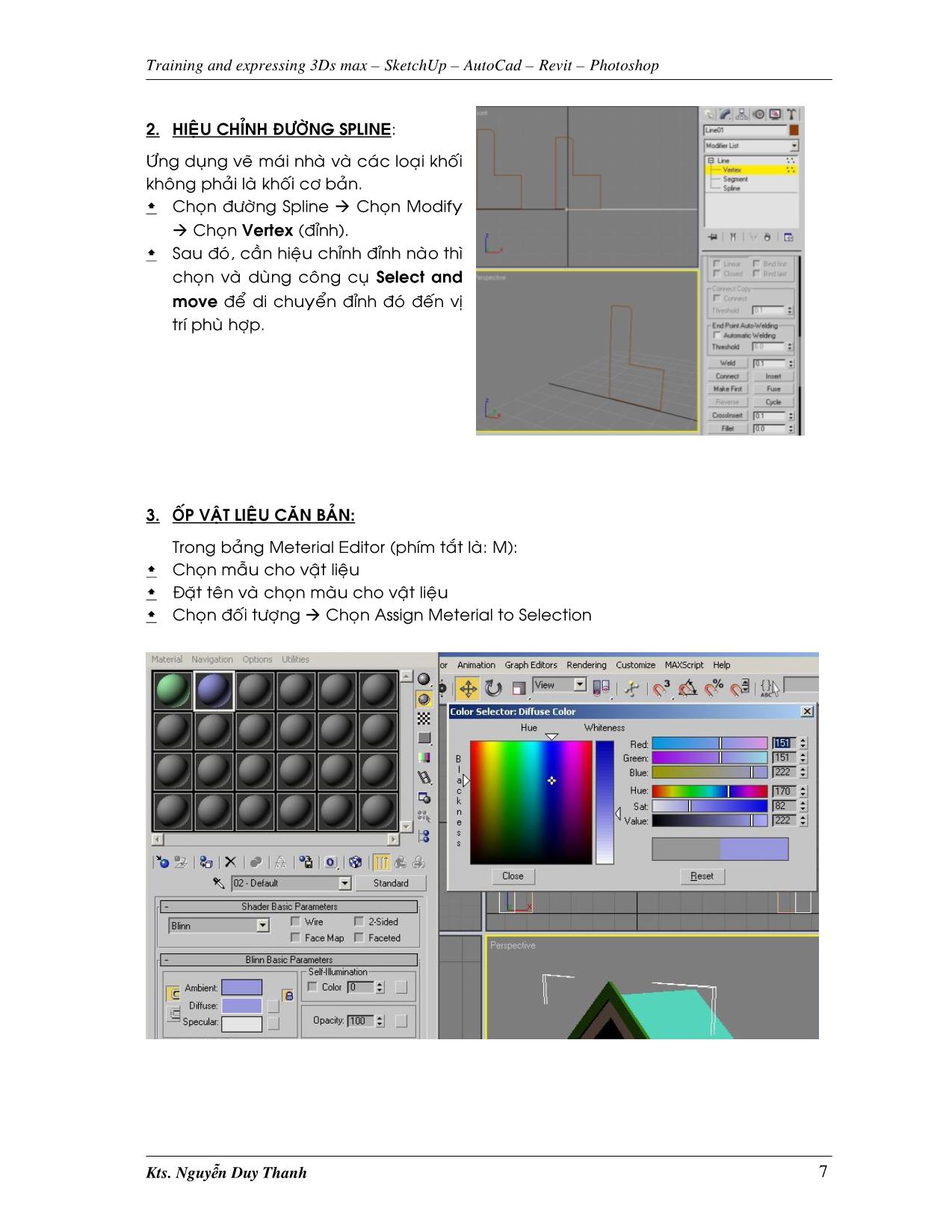 Giáo trình 3DS max 9.0 (Phần 1) trang 7